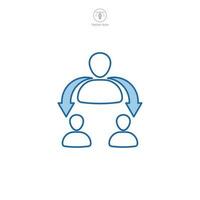Employee Referral icon symbol template for graphic and web design collection logo vector illustration