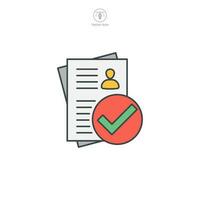 Checklist icon symbol template for graphic and web design collection logo vector illustration