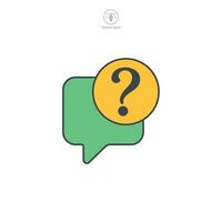 Question Mark icon symbol template for graphic and web design collection logo vector illustration