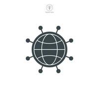 Network icon symbol template for graphic and web design collection logo vector illustration