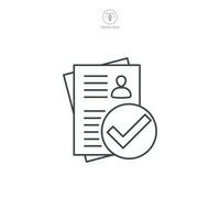 Checklist icon symbol template for graphic and web design collection logo vector illustration