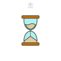 Hourglass Icon symbol template for graphic and web design collection logo vector illustration