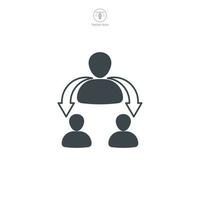 Employee Referral icon symbol template for graphic and web design collection logo vector illustration