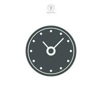 Clock Icon symbol template for graphic and web design collection logo vector illustration