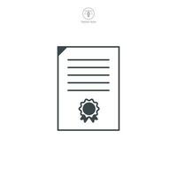 Diploma icon symbol template for graphic and web design collection logo vector illustration