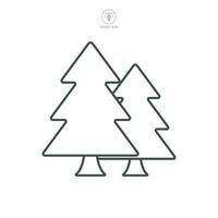 Tree Icon symbol template for graphic and web design collection logo vector illustration