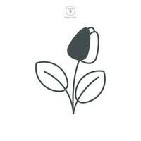 Flower Icon symbol template for graphic and web design collection logo vector illustration