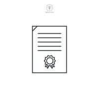 Diploma icon symbol template for graphic and web design collection logo vector illustration