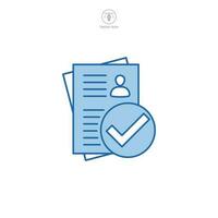 Checklist icon symbol template for graphic and web design collection logo vector illustration