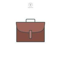 Briefcase icon symbol template for graphic and web design collection logo vector illustration