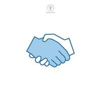 Handshake icon symbol template for graphic and web design collection logo vector illustration