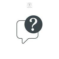 Question Mark icon symbol template for graphic and web design collection logo vector illustration