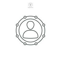 Workflow icon symbol template for graphic and web design collection logo vector illustration