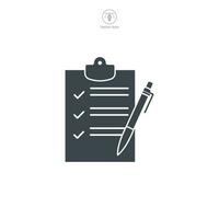 Contract icon symbol template for graphic and web design collection logo vector illustration