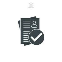 Checklist icon symbol template for graphic and web design collection logo vector illustration