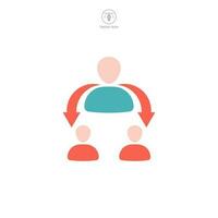 Employee Referral icon symbol template for graphic and web design collection logo vector illustration