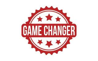 Game Changer rubber grunge stamp seal vector