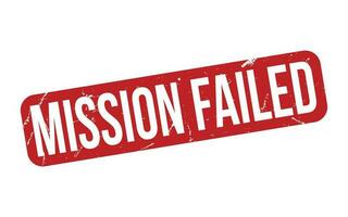 Mission Failed Rubber Stamp Seal Vector