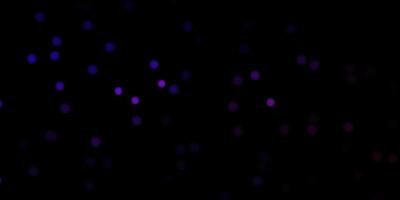 Dark purple vector background with covid-19 symbols.