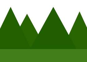 mountain green stacke background vector