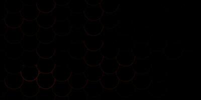 Dark Red vector background with spots.