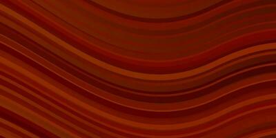 Light Orange vector pattern with lines.