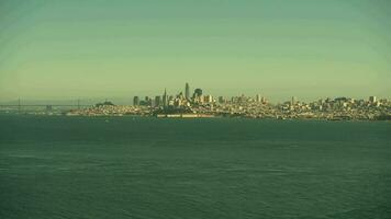 October 10, 2021. San Francisco Skyline, California USA video