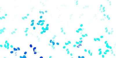 Light blue vector template with abstract forms.