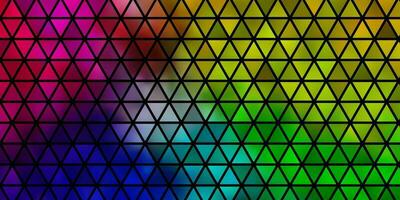 Light Multicolor vector pattern with polygonal style.