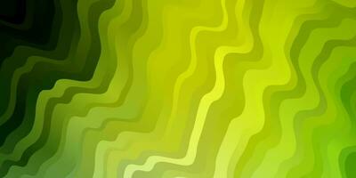 Light Green, Yellow vector layout with curves.