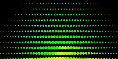 Dark Green, Yellow vector layout with circle shapes.