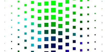 Dark Multicolor vector background with rectangles.