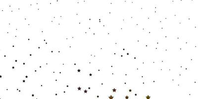 Dark Multicolor vector background with small and big stars.