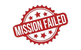 Mission Failed Rubber Stamp Seal Vector