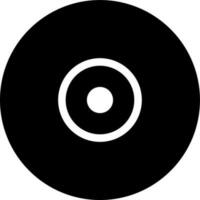 Isolated icon of Compact disk CD. vector