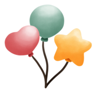 süß Pastell- Ballon png