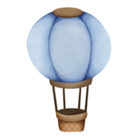 fofa balão dentro aguarela png