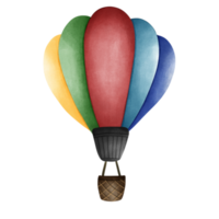 Cute balloon in watercolor png