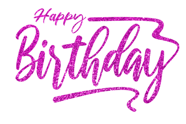 Happy Birthday Font PNGs for Free Download