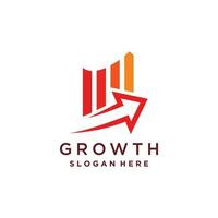 Investment logo vector with modern creative idea