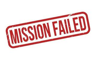 Mission Failed Rubber Stamp Seal Vector