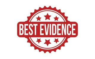 Best Evidence offer Rubber Stamp Seal Vector