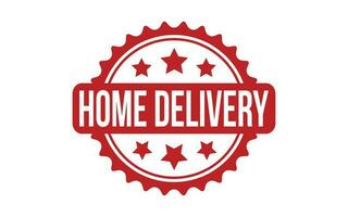 Home Delivery rubber grunge stamp seal vector