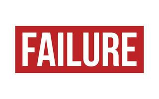 Failure Rubber Stamp Seal Vector