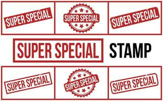 Super Special Rubber Stamp set Vector