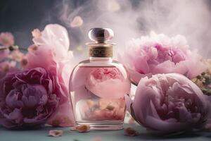 Sweet rose perfume , love romance gift anniversary , photo