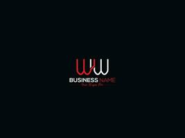 Modern Ww Logo Letter, initial Business Ww w w Logo Icon Vector