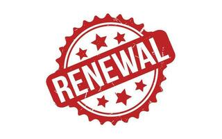 Renewal rubber grunge stamp seal vector