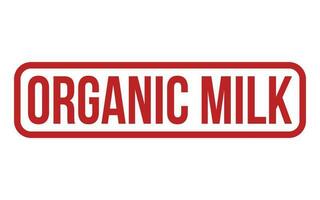 Organic Milk Rubber Stamp Seal Vector