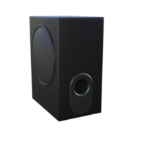 altavoz sonido aislado 3d png